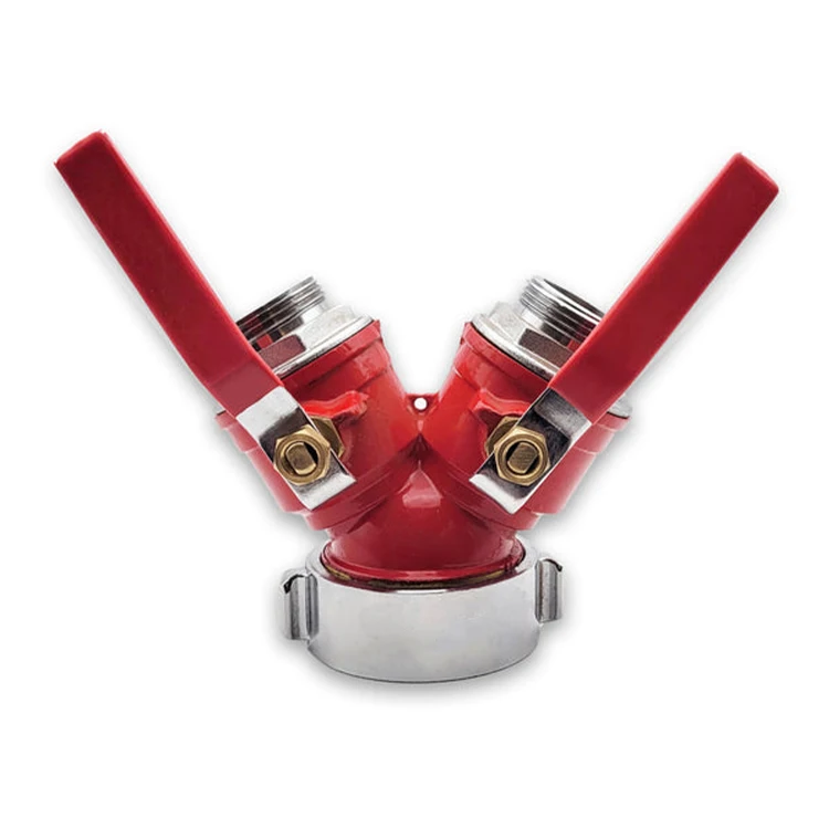 Wholesale Price Y Connection Fire Water Segregator 2.5 Inch Fire Fighting Water Divider for Fire Hose