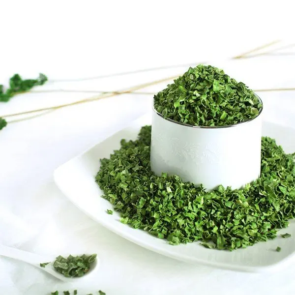 Сушеные кольца зеленого лука для продажи обезвоженные хлопья с луком-пореем цена специй и зелени