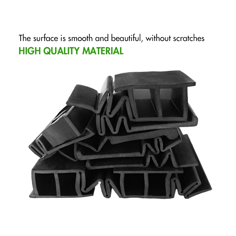 High quality extruded rubber seal durable rail caulking gap track sealing strip