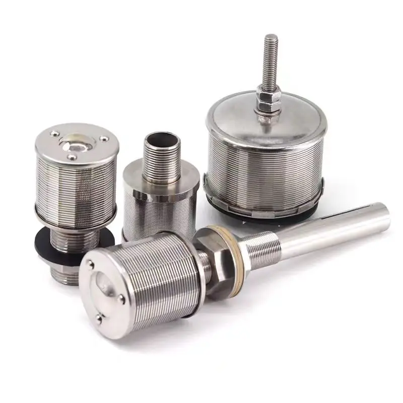 Long-Handle Filter Nozzle Bespoke SS304/SS316 Wedge Wire Scree Nozzle Filter Single/Double Head Water Filter Nozzles
