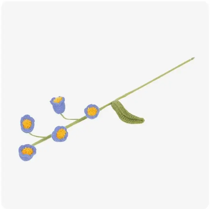 Crochet Lily of the Valley for Bouquets - Blue Ocean Available in best Price