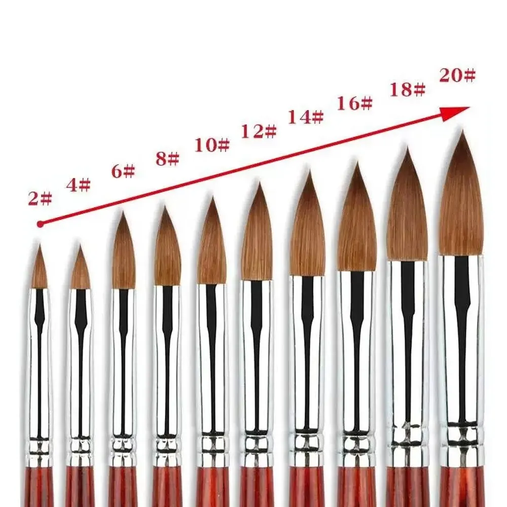 2022 New acrylic nail brush pure kolinsky nails brush kolinsky acrylic nail brush