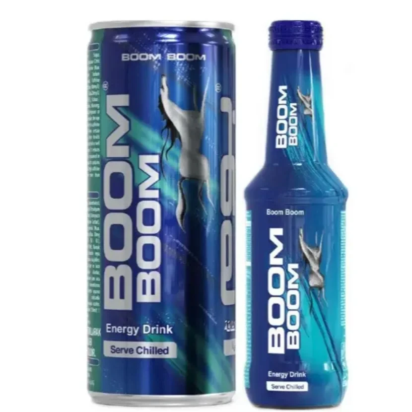 Best Quality Boom Boom Energy Drinks Pack of 24 Bulk Sale Wholesale Supplier Ingredients Water Ginseng Sugar Boxes/Cans/Bottles