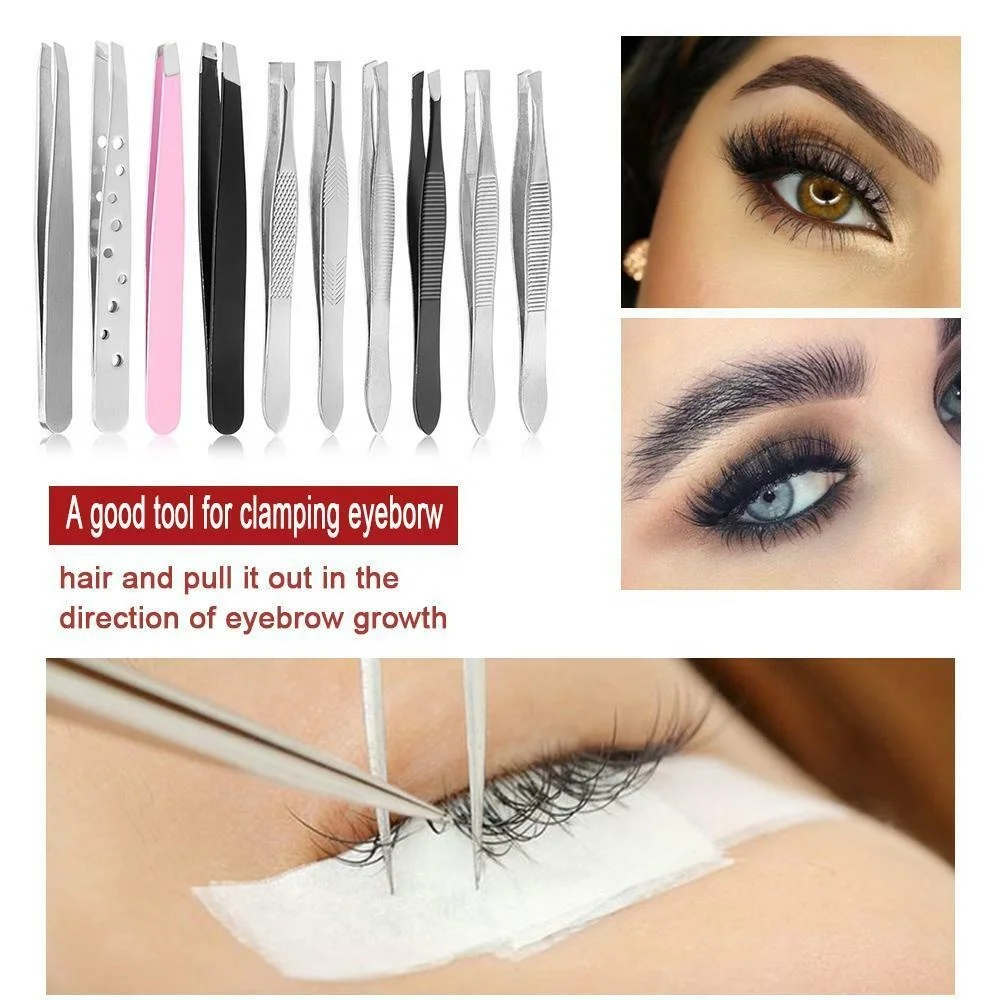 Stainless Steel Customized Eyebrow Plucker Tweezers Best Seller Manufacturers Supplier Factory Direct Wholesale Low Price in