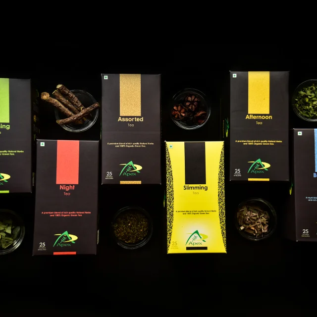 Double Chamber TeaBag with Black tea Green tea or Herbal Tea