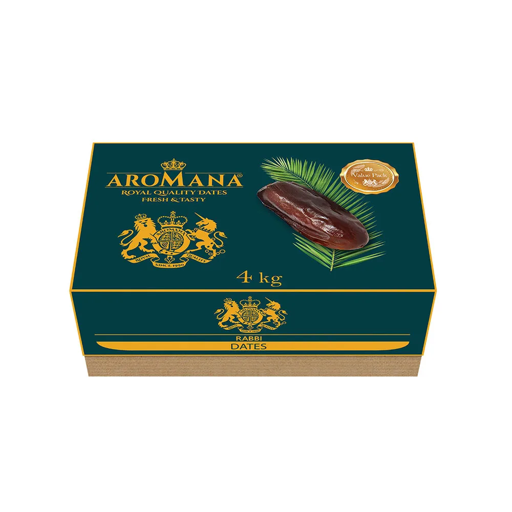 New Arrivals Aromana Dates Fruit 4kg Dried Healthy Premium Fresh Nature Organic Snacks Products Sweet Delicious Best Quality