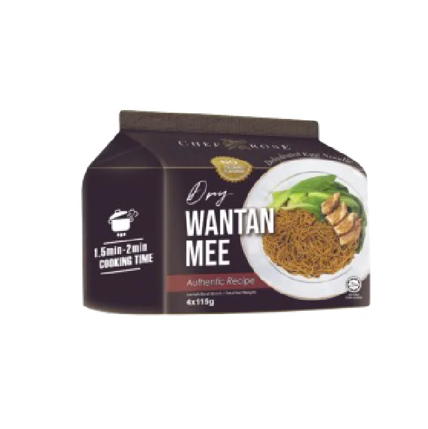 New Arrival New Brand Instant Noodles Dry Wantan Mee Flavour Malaysia No.1 Wantan Noodle