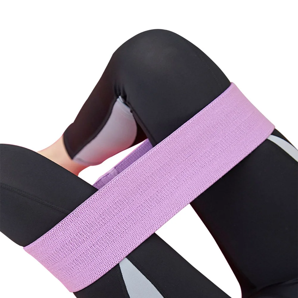 2022  Oem Odm LOGO Squat With Resistance Band Mini Stretch Training Resistance Ring Yoga Exercise Rubber Band