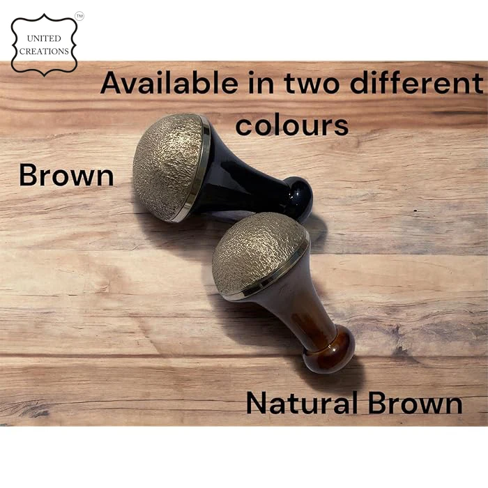 Wholesale Ayurvedic bronze Kansa stick massager for body back with detox and stress relief benefits, solid ball massager