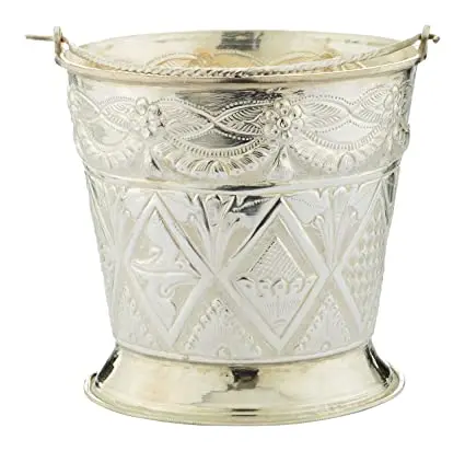 Well Selling Vintage Home Aluminium Miniature Metal Bucket Kitchen Lightweight Crafted/Designed Long-Lasting Showpiece