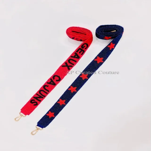 Exclusive sequin beaded strap Fashion Newest Design Comfy Multi-color Handmade Party Wear and Casual Fabric Glass Beaded Straps