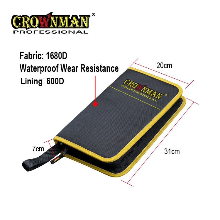 CROWNMAN Tool Set House and Working Use 22PCS Combination Car Repair Hand Tools Set