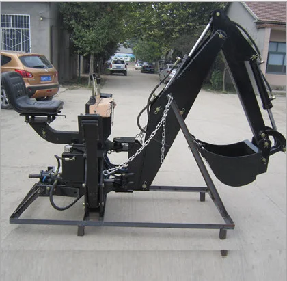 PTO rear Backhoe digger excavator shovel for tractor agriculture farm  wheel tractors 4x4