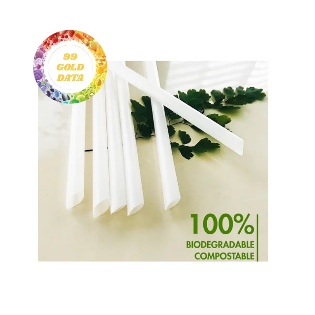 Plant-Based Biodegradable Straws - Eco-Friendly, Compostable, Sustainable, Natural, Durable, Plastic-Free, Premium Quality