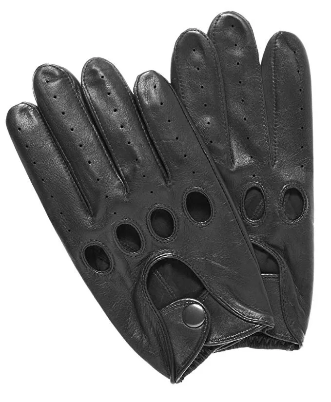 New Look OEM Service Custom Finger Driving Gloves Lined and Unlined Genuine Leather Synthetic Material
