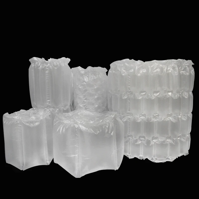 Wholesale Inflatable Packing PE & PA Cushion Film Shock Resistant Air Bubble Column Packaging Wrapping Roll Sheet