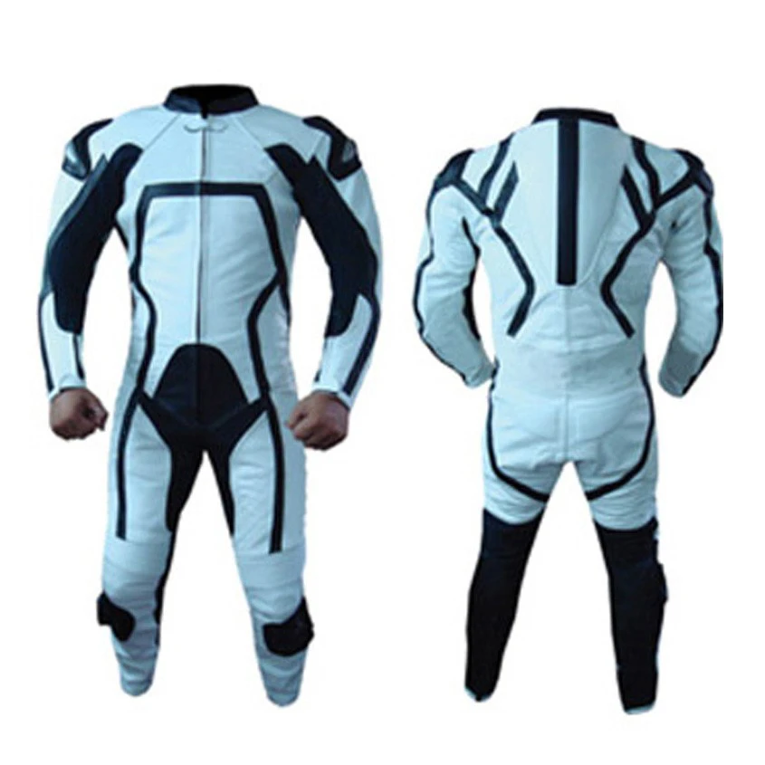 High Quality Professional Leather Motorbike Suit One Piece Custom Design & Logo Comfortable Motor Bike Racing Suit Motorcycle
