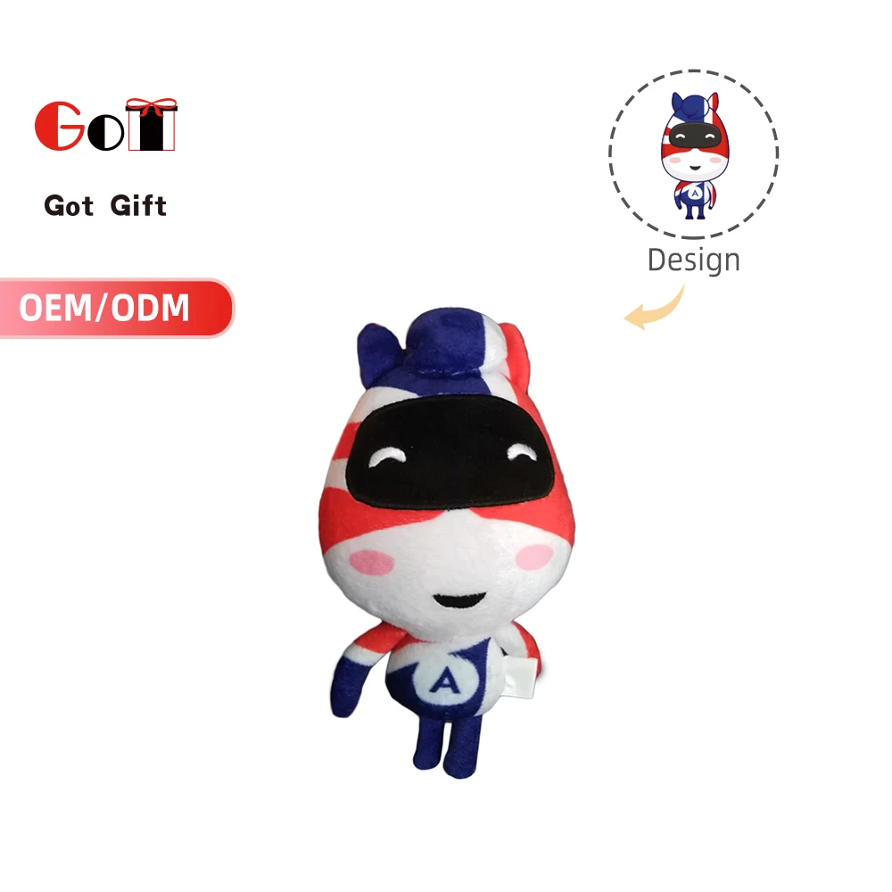 High Quality Custom Soft Animal Cartoon Doll Custom Horse Stuffed Animal For Baby Kids cute Plush Baby Doll
