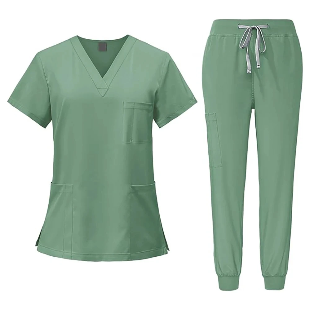 Scrub Suit Pharmaceutical Wear Nursing Dress Hospital Uniforms for Unisex Hot Selling Uniform Doctor Suit summer hospital scrubs