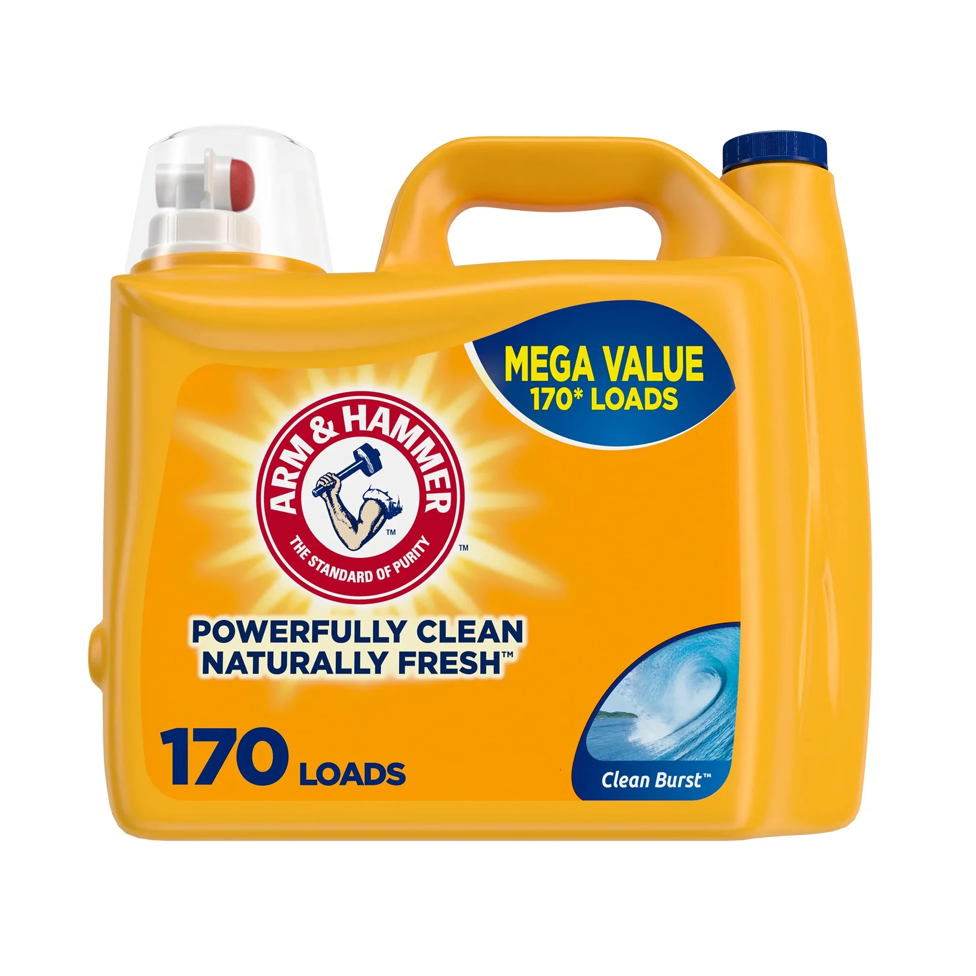 Arm & Hammer Clean Burst 105 Loads Liquid Laundry Detergent fl oz