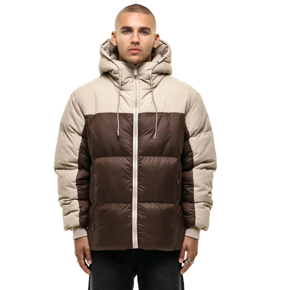 Cold Weather Long Sleeve Warm Comfortable Fabric High Quality Men Good Looking Bubble Puffer Jacket