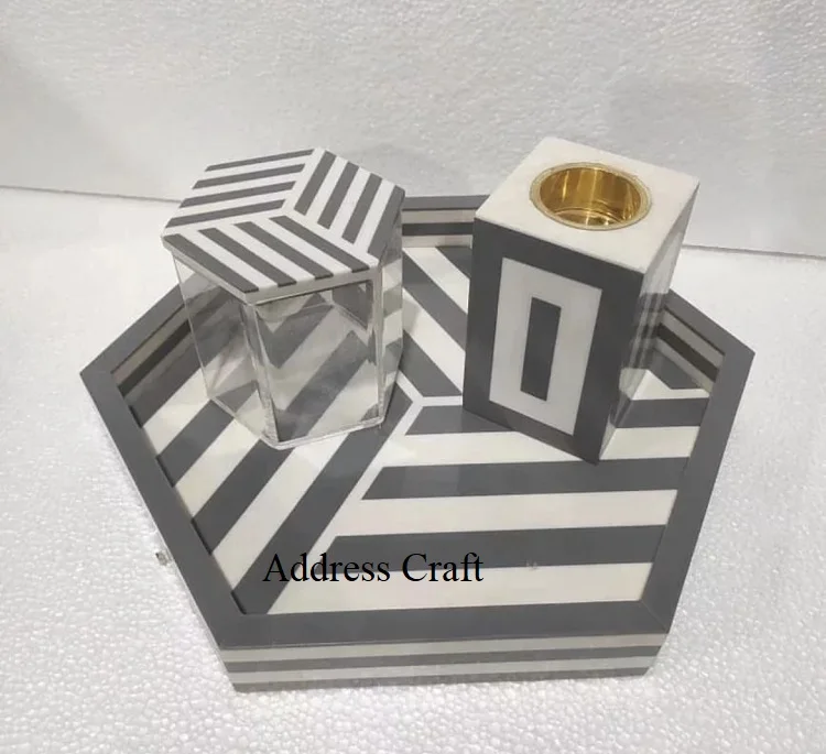 2024 Ramadan Arabian Islamic mother of pearl inlay incense burner arabic oud bakhoor wholesale Price incense burner gifts set