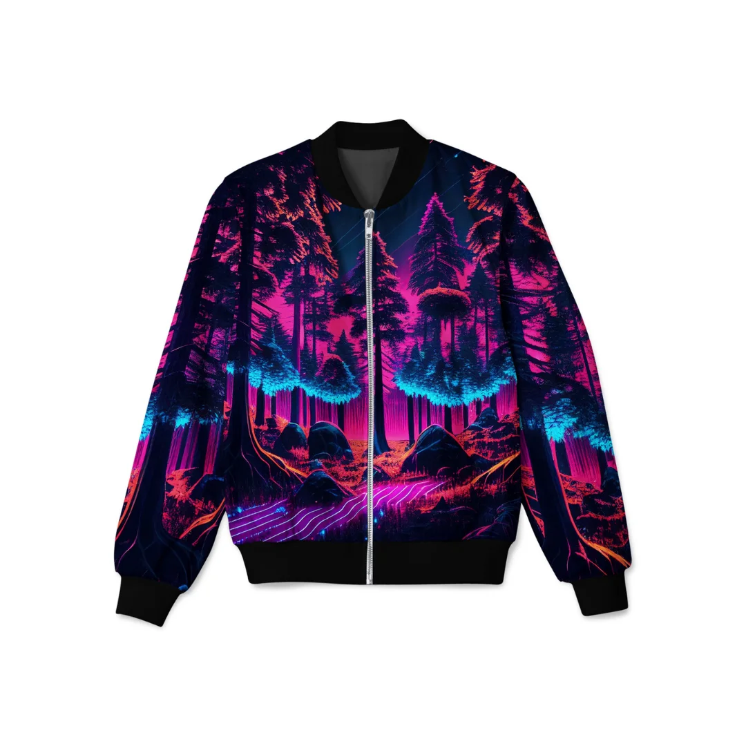 Hot Sale New Fashion Hip Hop Custom Design Full Print Sublimated Jackets Full Sublimation Customized Bomber Jacket