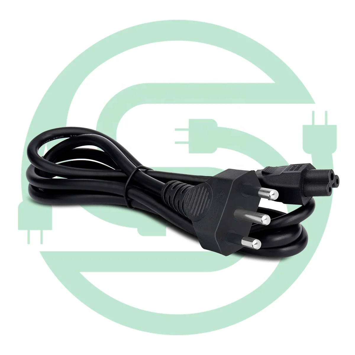 Factory hot sell Italy 250v 10A Power Cords 16 Gauge 3 pin Grill AC Cable Plug to IEC C13 Power Cord