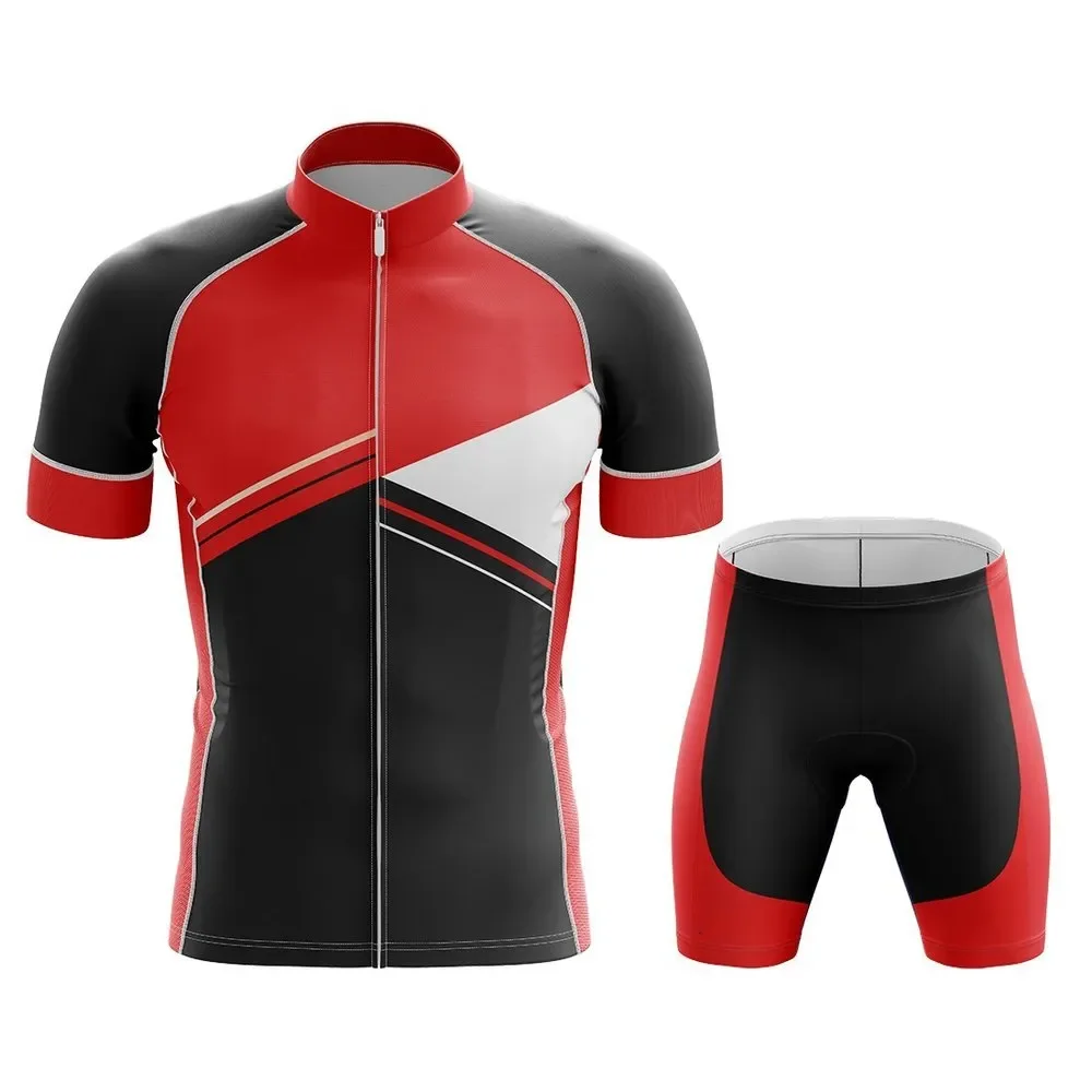 Good Quality Cycling Uniform Wear Custom Made Logo Cycling Wear Short Sleeves Apparel Men Cycling Clothes Suits