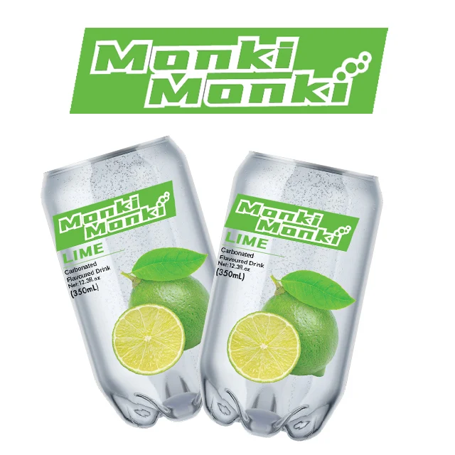 Hot Selling Online Beverage Monki Monki Fruity Soft Drink Carton Halal Certification Carbonated Soft Drink Asian Manufacturer