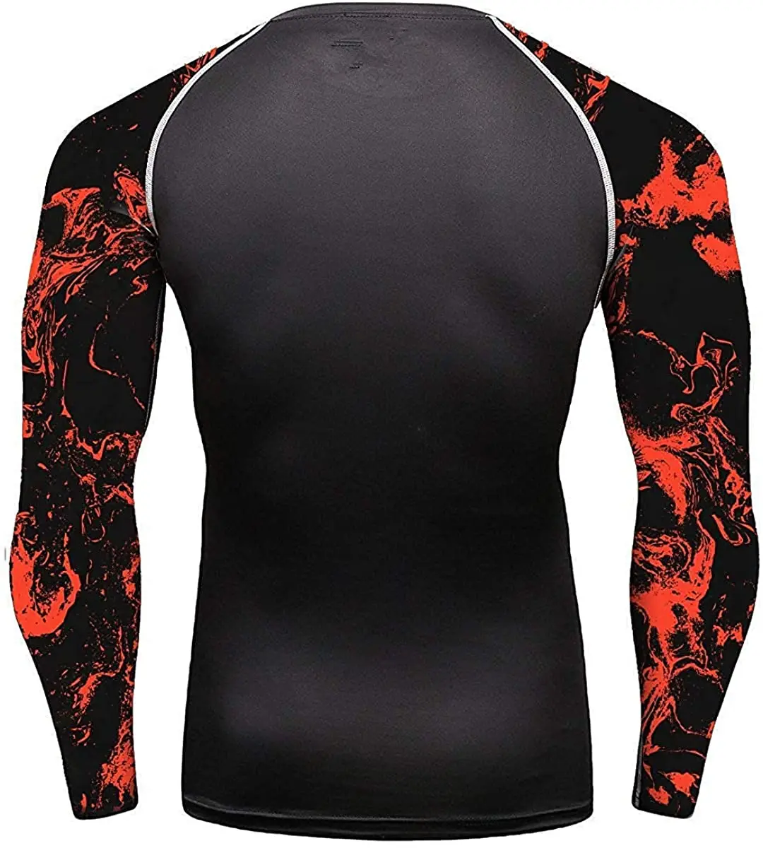 Rash Guard Men Best Quality Lycra Rash Guard Shirts Custom Blank Mens Sublimated Rash Guard