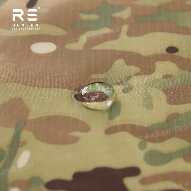 210T Ripstop fabric camouflage MC fabric taffeta nylon ripstop sleeping bag waterproof polyamide fabric