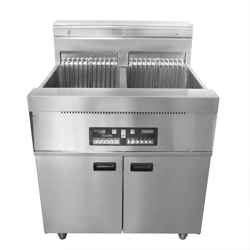 2024 Commercial Deep Fryer Machine Timer Temperature Control Induction Deep Fryer French Fries Machine for Restaurant