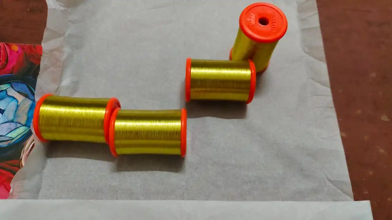 Lurex Real Silver Thread for Embroidery Weaving Hand Knitting High Tenacity Registered Trademark