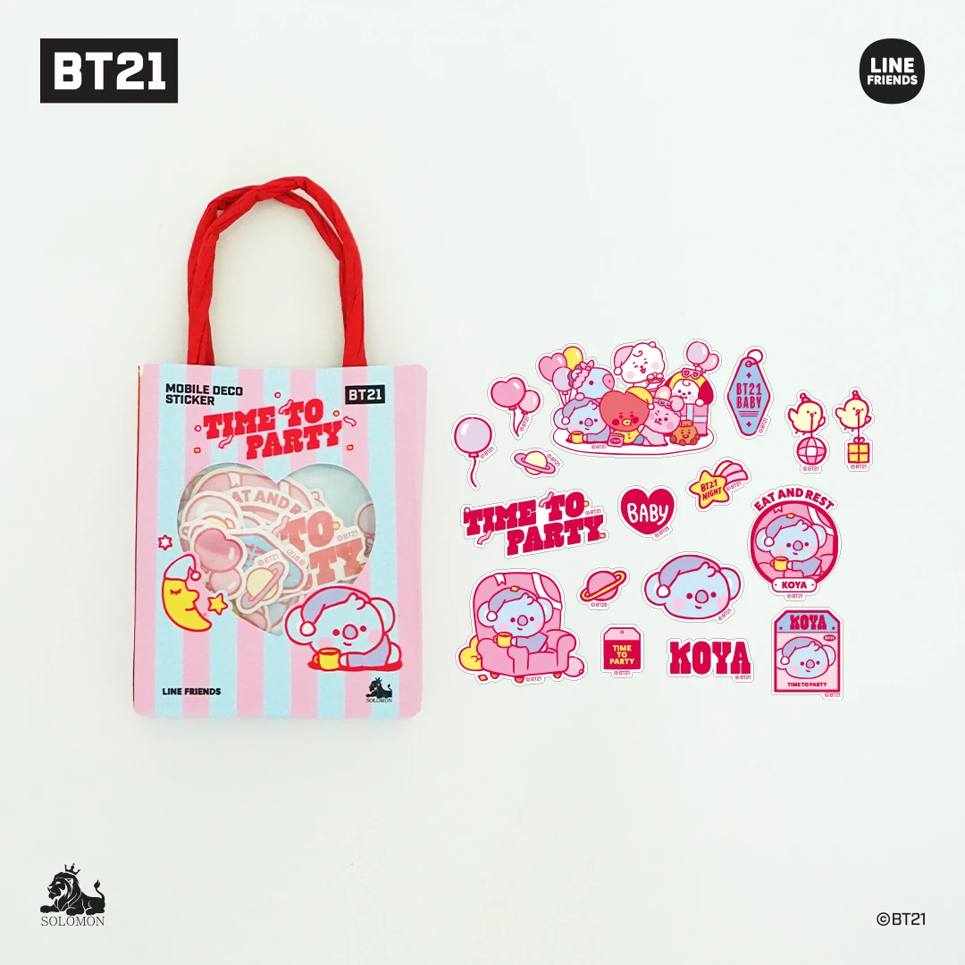 BT21 Minini Mobile Sticker Delivery from Korea on the fastest way Best Price and Good Product High Quality and Hot Selling