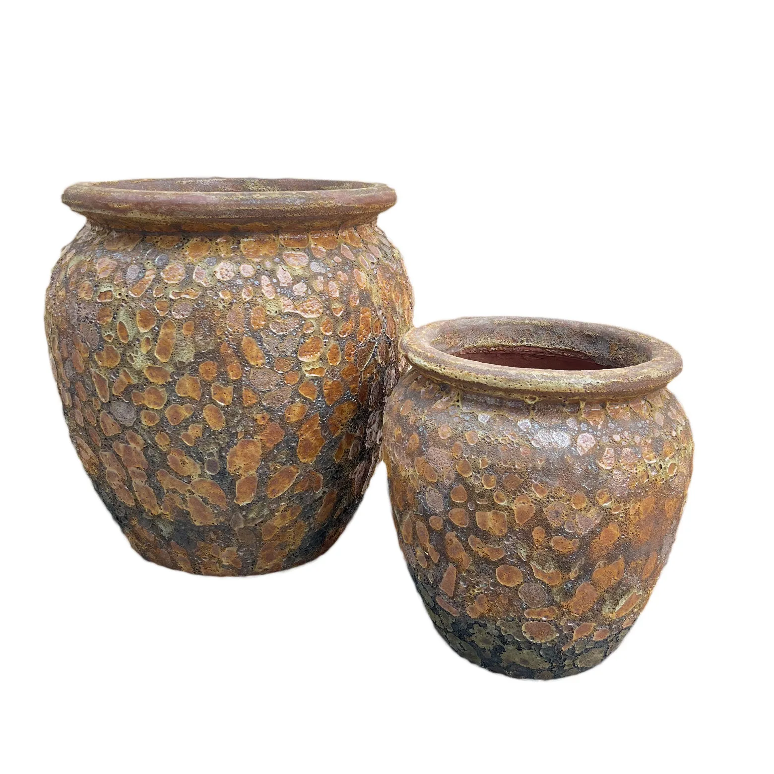 Vietnamese Pottery Vietnam Supplier Planters Ceramic Garden Pots & Planters Customized Packaging