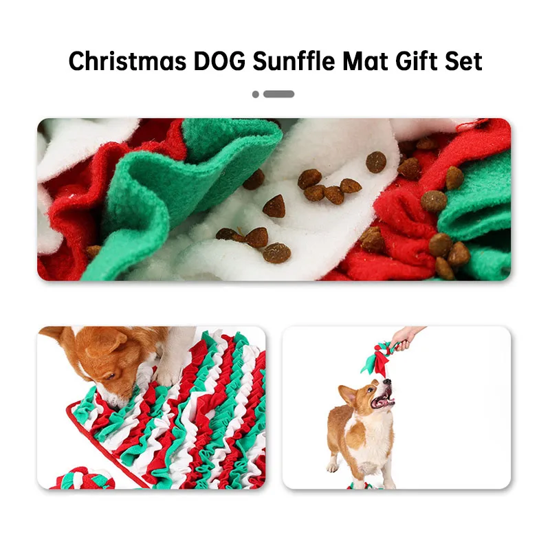 Рождественская елка, игрушка для собаки, набор из молярных жевательных веревок для формования шуточных ножниц, ковриков для ношения