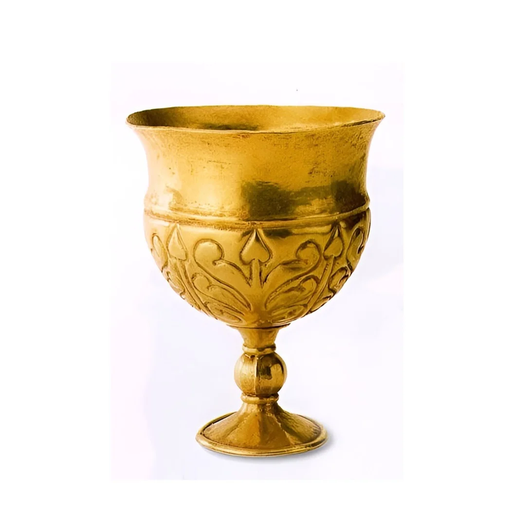 High Quality Brass Plated Wine Glasses Goblet Wine Goblet Whiskey Wine Glass For Home Hotel Restaurant Bar Tableware Items