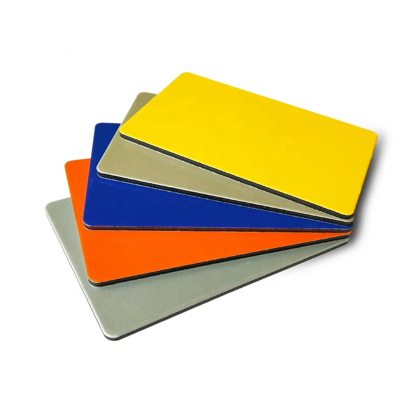 Building Construction wall cladding materials 2mm-6mm ACM ACP panels 4*8ft Aluminum composite panel price