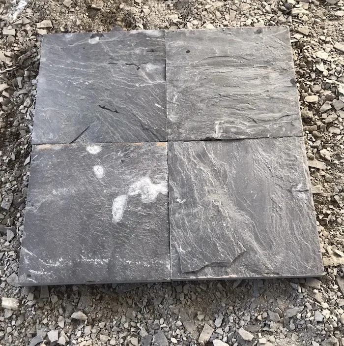 Hot 2023 Black Slate - Charcoal Slate Floor Tile - Non-Slippery Stone Tile - Outdoor Black Paving