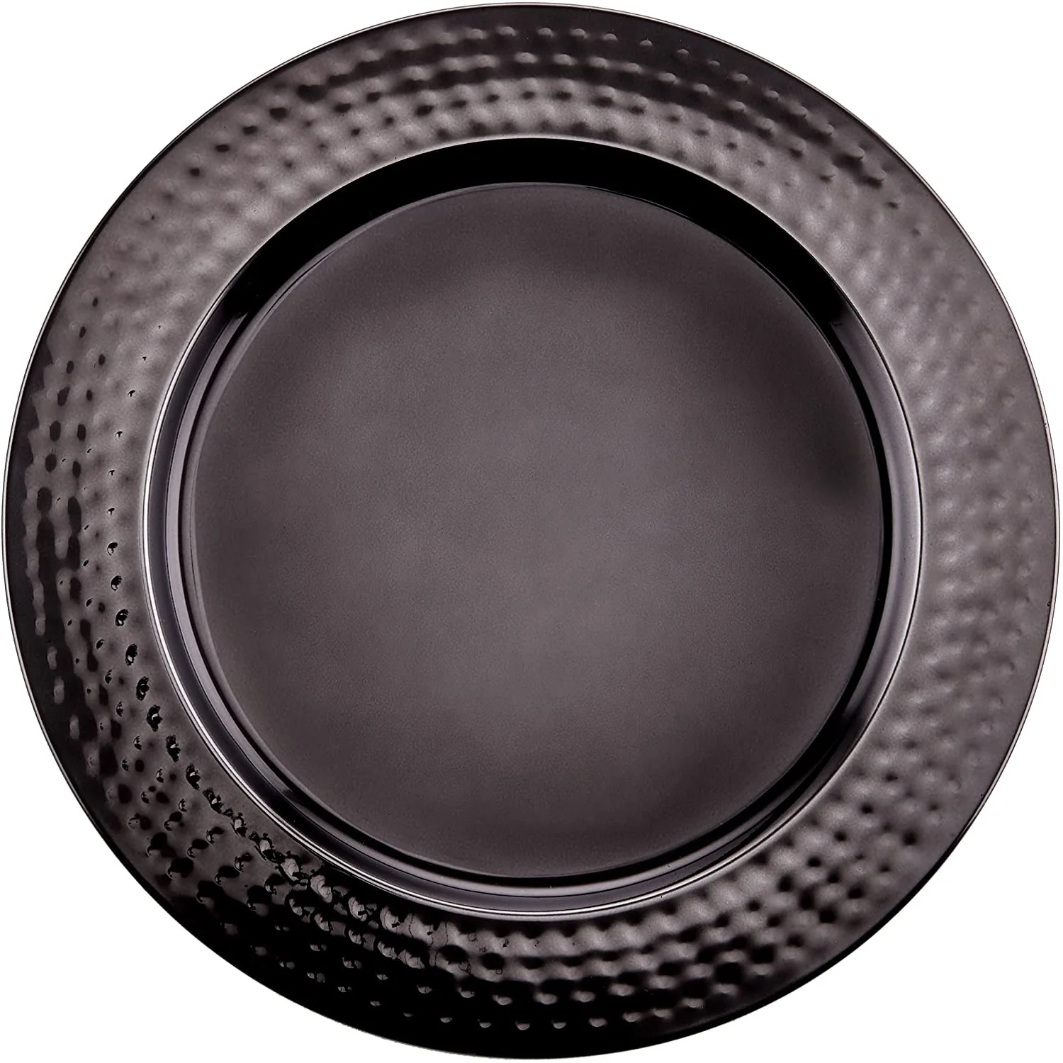 Hammered Copper Charger Plate For Table Ware Home Hotel Restaurant Wedding Round For Dish Plate