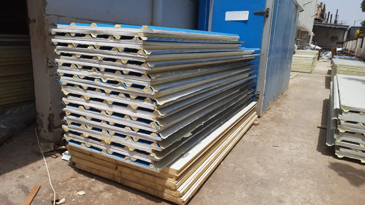 Buy Heavy Duty Puf Panels Roofing with Customized Size Sandwich Panel Roof Manufacture in India Wholesale Prices