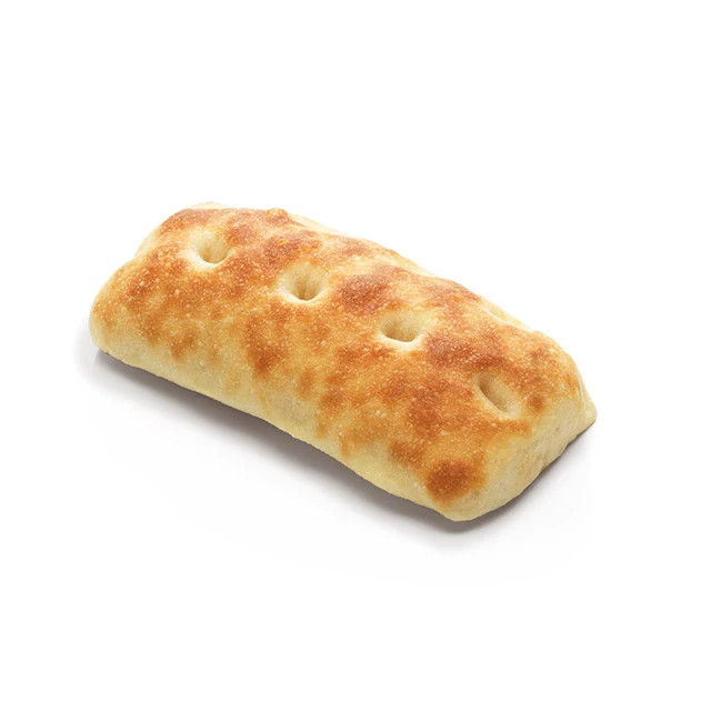 Italian small frozen Roman flatbread with extra virgin olive oil  pressed by hand and parbaked on soapstone