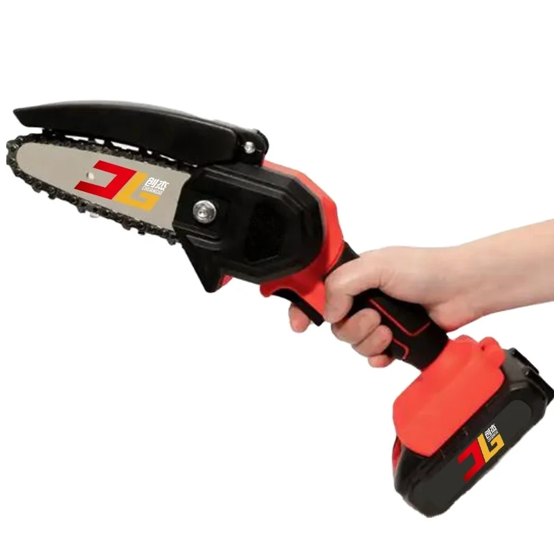 4 6 8inch Brushless Motor Pruning Shears Cordless Portable Chain Saw Mini Electric Chainsaw for Wood Cutting