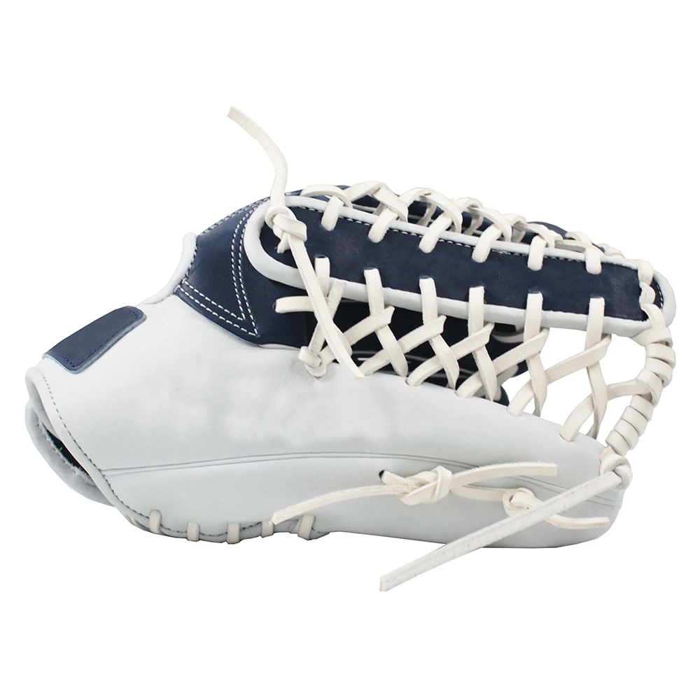 Genuine Leather Baseball Gloves Softball Match Baseball Mitt Equipment Outfield Model Gloves for Adult Youth Train