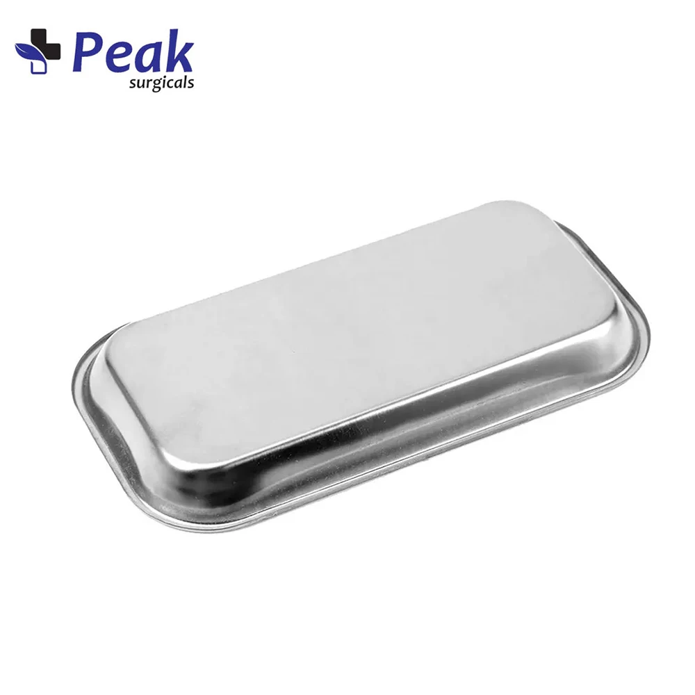 Stainless Steel Medical Instrument Tray Useful Tool for Clinic Lab Dental Instrument Tray Basic surgical instrument tray