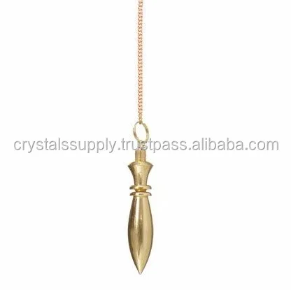 Copper Plated Pendulum For Dowsing  Wholesale Copper Metal Pendulums Dowsing Tool For Sale