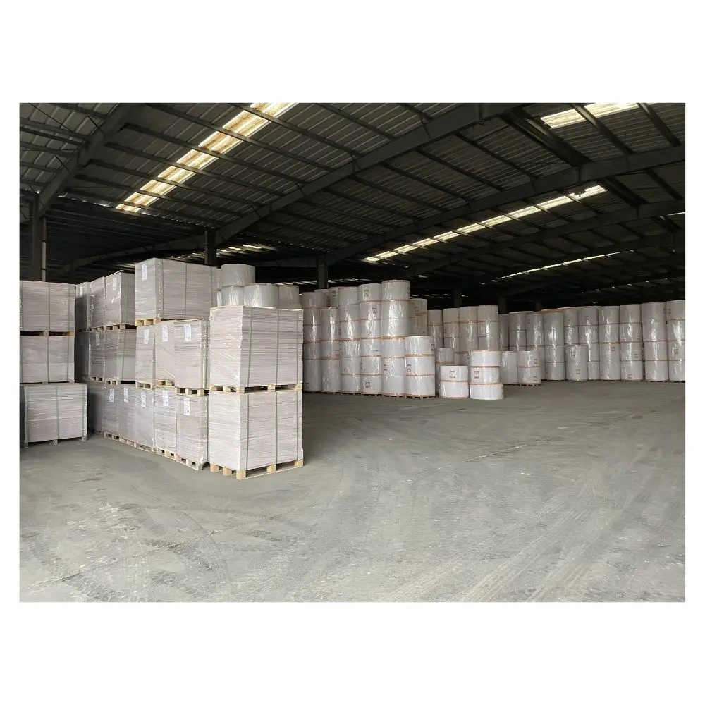 Китайские производители paperone a4 75gs 230 до 450Gsm с одним белым покрытием картонные доски дуплексная картонная бумага серой спинкой