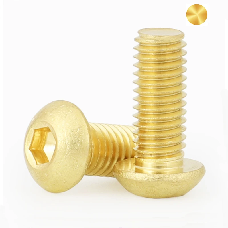 Plate Bolt ISO7380 stainless steel hex socket drive round button pan head machine screw