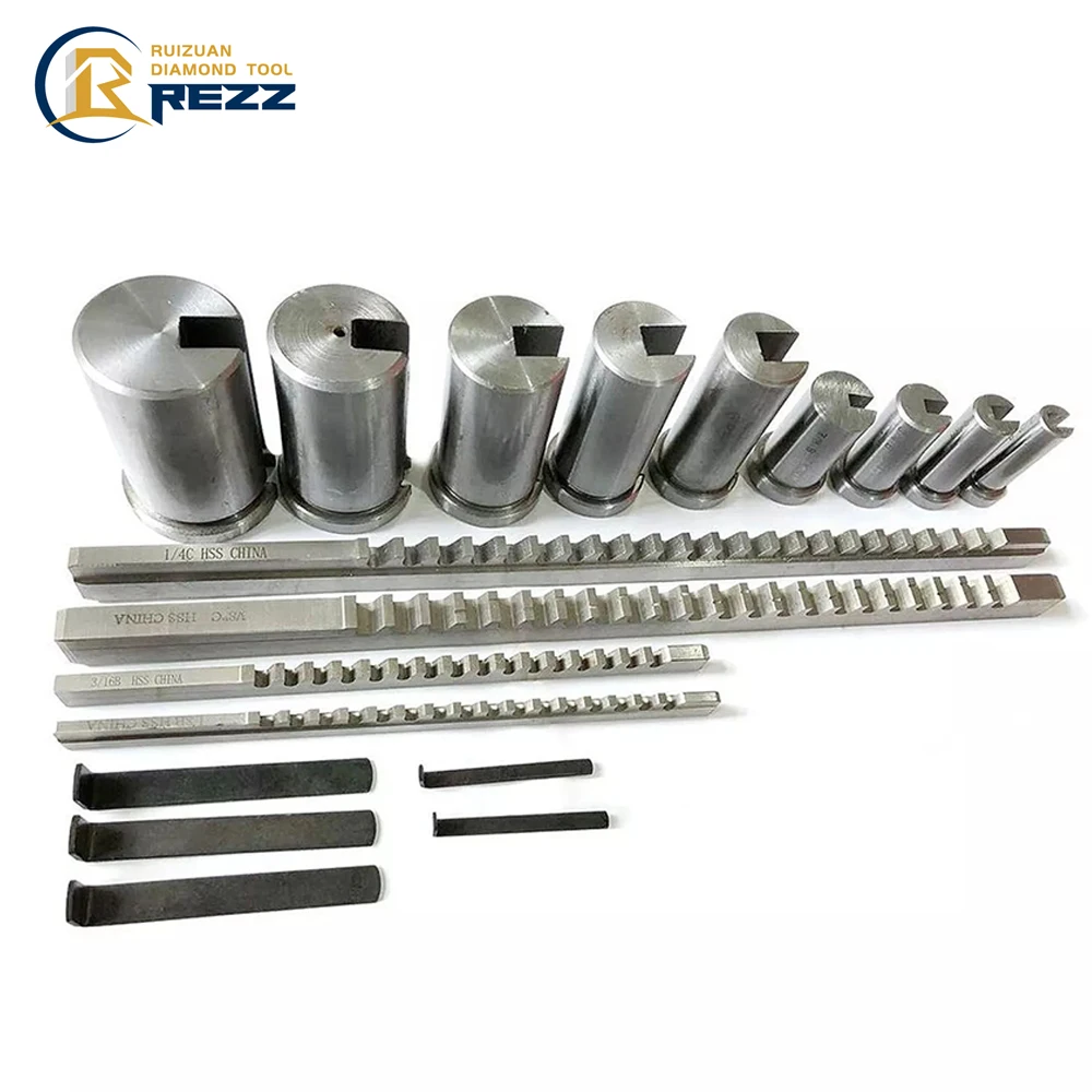 Factory customized broaching cutters rack type rectangular high hardness keyway broaching tool rotary broach tool spline